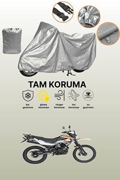dokaca حقيبة خلفية رمادية اللون وقماش دراجة نارية متوافق مع Mondial X-Treme M...