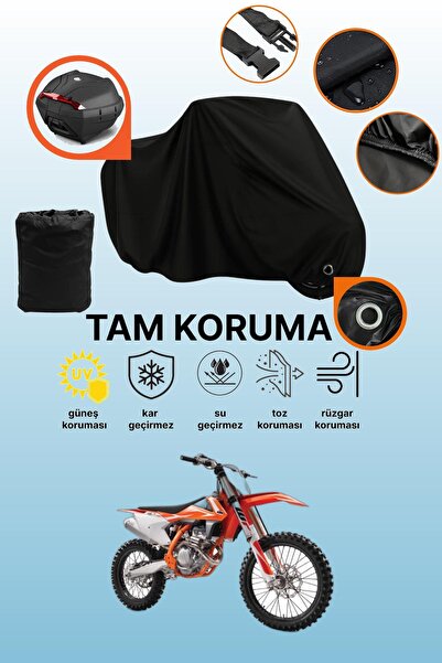 dokaca حقيبة خلفية وقفل أسود متوافقة مع KTM 250 SXF، غطاء دراجة نارية متوافق،...