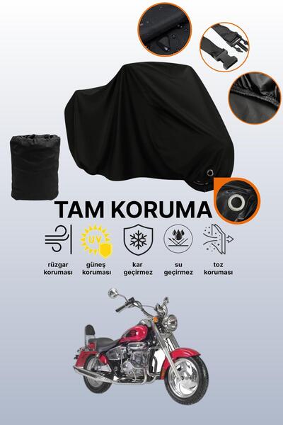 dokaca Black Lock Compatible with Kanuni Caracal 200 Compatible Motorcycle Ta...