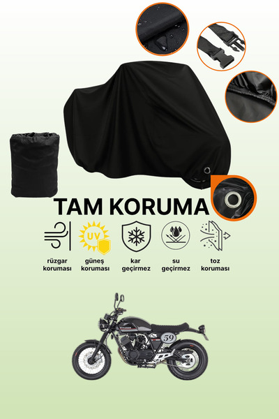 dokaca Black Lock Compatible Mondial 250I Buccaneer Compatible Motorcycle Tar...