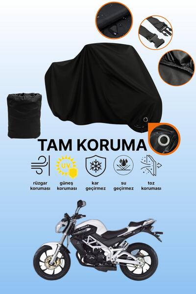 dokaca غطاء دراجة نارية متوافق مع كانوني فانتوم 180 من بلاك كيلت، غطاء واقي