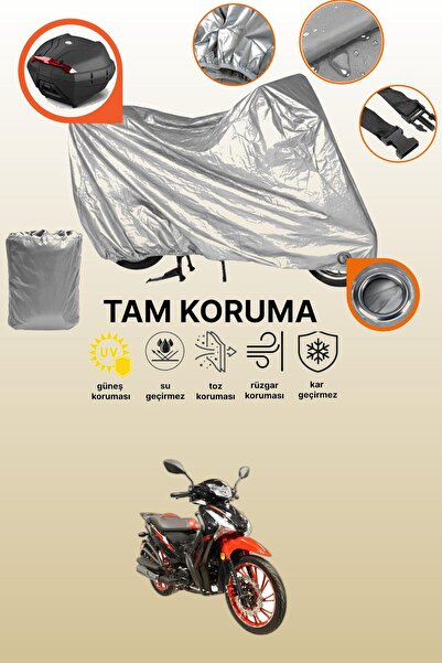 dokaca Gray Lock and Rear Bag Compatible Arora Smart 50 X Compatible Motorcyc...