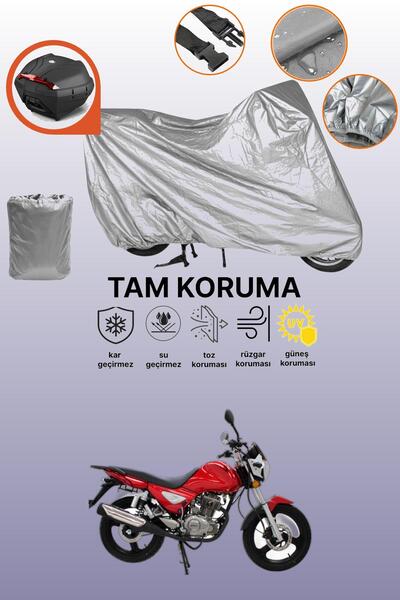 dokaca Gray Tail Bag Compatible Mondial 150 Mcx Roadracer Compatible Motorcyc...