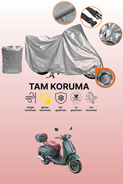 dokaca غطاء محرك متوافق مع Gray Lock متوافق مع Arora Mojito 125، غطاء واقي