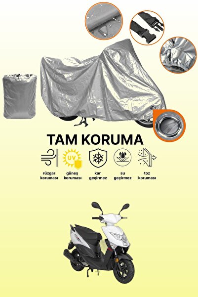 dokaca Gray Lock Compatible Mondial 50 Eagle Compatible Motorcycle Cover, Pro...