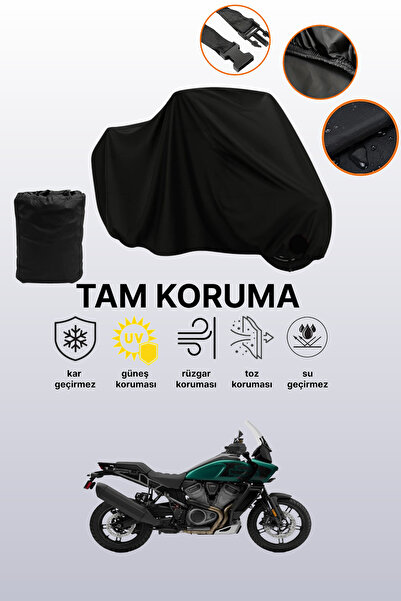 dokaca غطاء محرك متوافق مع هارلي ديفيدسون بان أمريكا RA1250 باللون الأسود، غط...