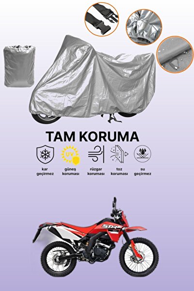 dokaca Gray Kuba Str 250 Compatible Motorcycle Cover, Protective Cover, Motor...