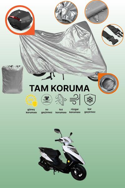 dokaca Gray Lock and Tail Bag Compatible Motolux Rossi 50 Compatible Motorcyc...
