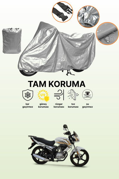 dokaca حقيبة خلفية رمادية وقفل غير متوافقة مع قماش دراجة نارية متوافق مع كوبي...