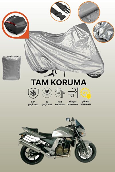 dokaca حقيبة خلفية رمادية متوافقة مع غطاء المحرك المتوافق مع Kawasaki Z 750، ...