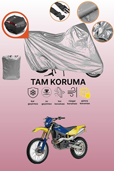 dokaca Gray Rear Bag Compatible Husqvarna Te 610 Compatible Engine Cover, Pro...