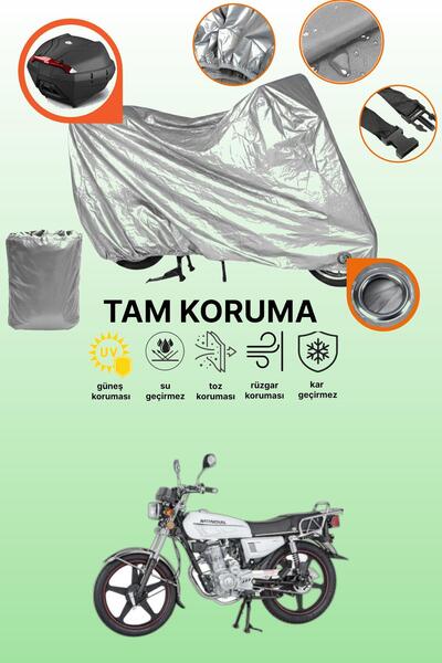dokaca Gray Lock and Tail Bag Compatible Mondial 100 Uag Compatible Motorcycl...