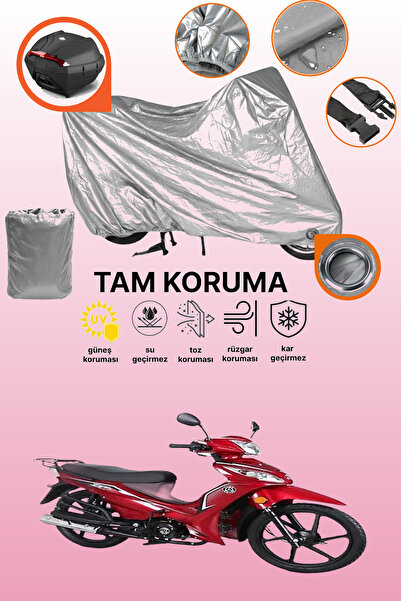 dokaca غطاء حماية للدراجات النارية متوافق مع Kuba Ege 50، غطاء حماية متوافق م...