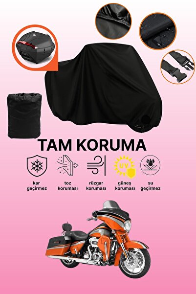 dokaca حقيبة خلفية سوداء متوافقة مع هارلي ديفيدسون FLHXSE2 CVO ستريت جلايد، غ...