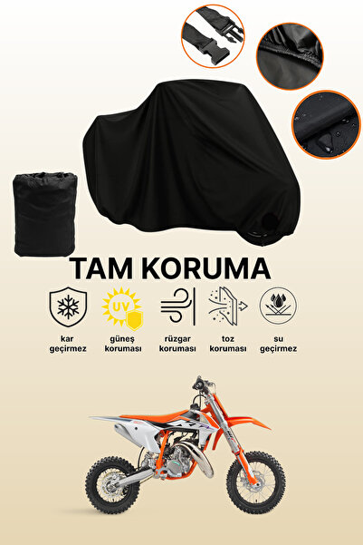 dokaca Black Ktm 50 Sx Compatible Engine Cover, Protective Cover, Motorcycle ...