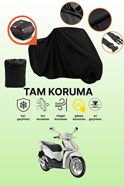 dokaca قماش دراجة نارية متوافق مع بياجيو ليبرتي 150 متوافق مع الحقيبة الخلفية...