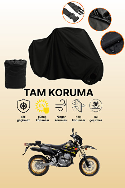 dokaca غطاء محرك سوزوكي DRZ400 SM أسود متوافق، غطاء واقي، غطاء للدراجات النارية