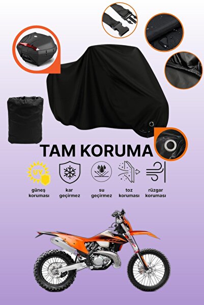 dokaca حقيبة خلفية سوداء متوافقة مع KTM 250 EXC TPI، غطاء دراجة نارية متوافق،...