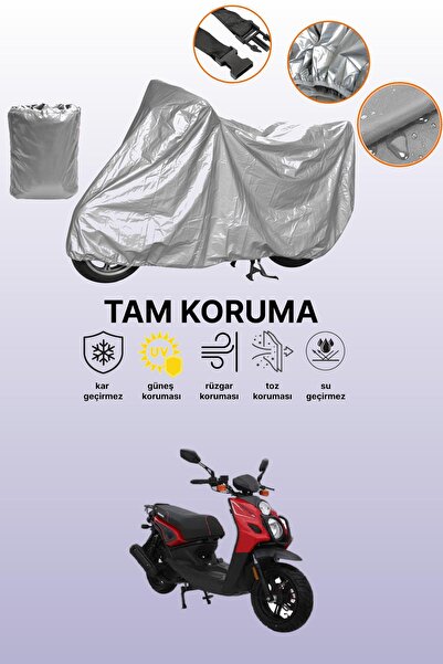 dokaca Gray Tail Bag and Lock Mismatched Mondial 150 Argent Compatible Motorc...