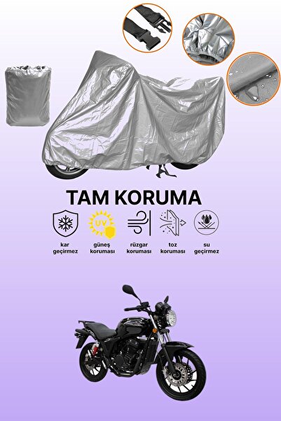 dokaca Gray Mondial 250 Mr Destro Compatible Motorcycle Tarpaulin, Protective...