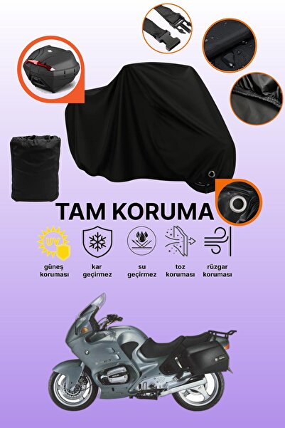 dokaca Black Lock and Tail Bag Compatible Bmw R 1100 Rt Compatible Motorcycle...