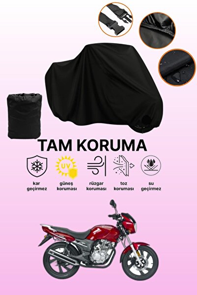 dokaca Black Kanuni Puma 150 Compatible Motorcycle Cover, Protective Cover, M...