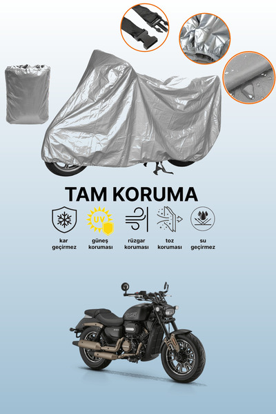 dokaca Gray Rks Srv250 Vs Compatible Motorcycle Tarpaulin, Protective Cover, ...