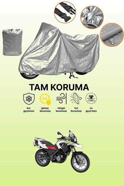 dokaca Grey Bmw g 650 Gs Compatible Motorcycle Tarpaulin, Protective Cover, M...