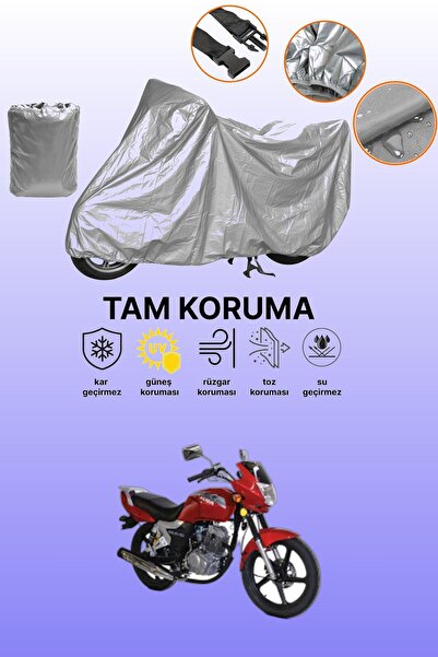 dokaca حقيبة خلفية رمادية اللون وقماش دراجة نارية متوافق مع طراز Kuba KH125-12D