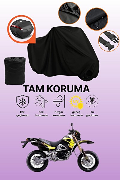 dokaca حقيبة خلفية سوداء متوافقة مع كانوني كروس 150، غطاء واقي للدراجات النارية