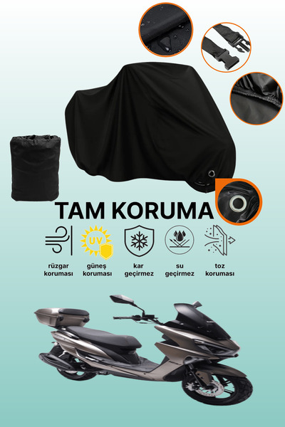 dokaca Black Lock Compatible Rks Newlight Compatible Motorcycle Tarpaulin, Pr...