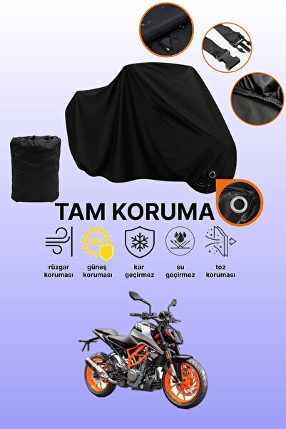 dokaca قماش دراجة نارية متوافق مع KTM 390 Duke متوافق مع القفل الأسود