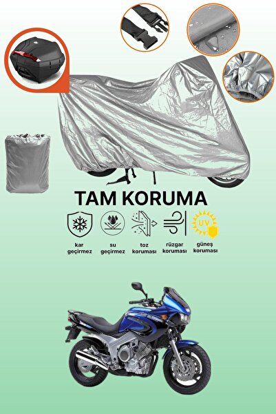 dokaca حقيبة خلفية رمادية متوافقة مع ياماها TDM 850، غطاء واقي للدراجة النارية