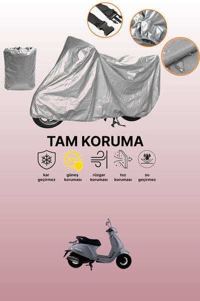 dokaca غطاء دراجة نارية رمادي اللون من نوع ألتاي ميسك 50، غطاء واقي، غطاء للمحرك