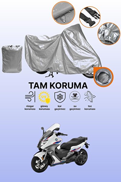dokaca Gray Lock Compatible Bmw C 650 Sport Compatible Motorcycle Tarpaulin, ...