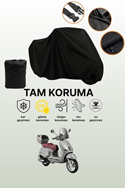 dokaca Black Kuba Bevely 125 Compatible Engine Cover, Protective Cover, Motor...