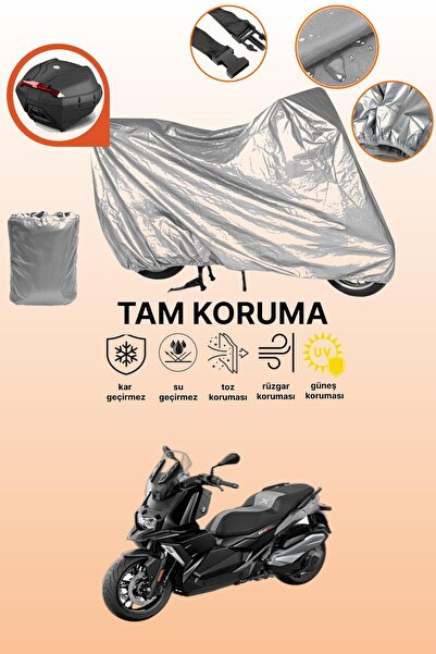 dokaca Motorcycle Tarpaulin Compatible with Grey Tail Bag Compatible with Bmw...