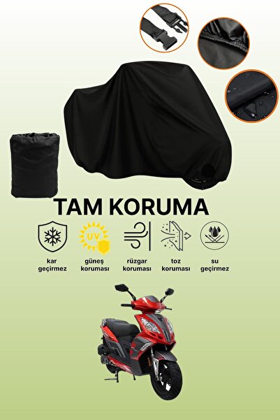 dokaca Black Mondial 125 Mash Compatible Motorcycle Cover, Protective Cover, ...