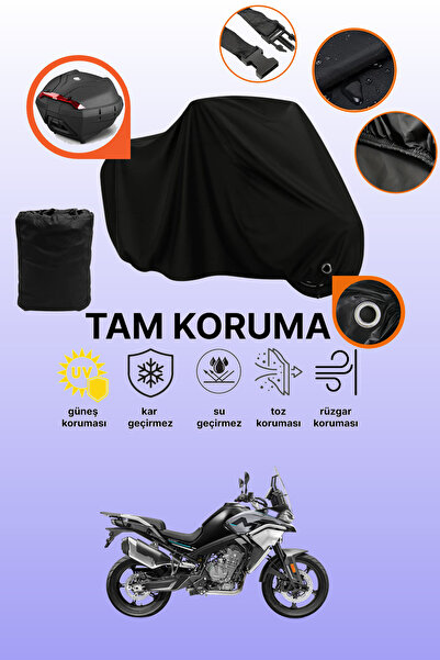 dokaca غطاء حماية أسود متوافق مع CFmoto 800MT Sport متوافق مع الدراجات الناري...