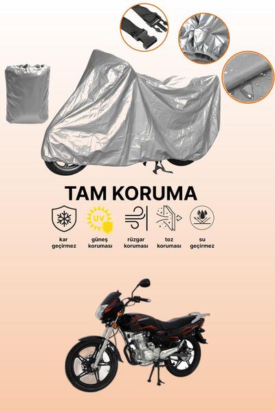 dokaca Gray Mondial 125 Mx Grumble Compatible Motorcycle Tarpaulin, Protectiv...