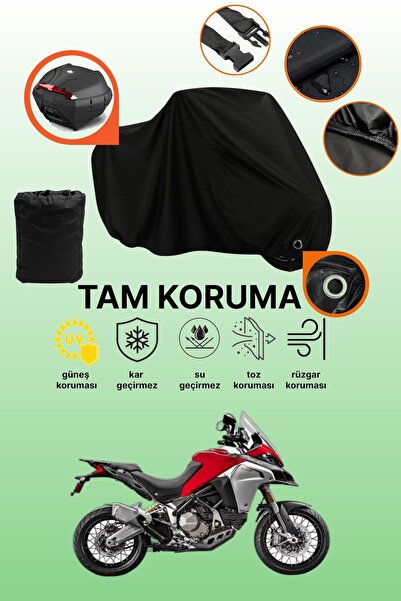 dokaca Black Lock and Tail Bag Compatible Ducati Multistrada 1200 Enduro Comp...