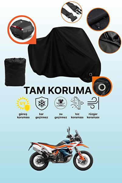 dokaca حقيبة خلفية سوداء متوافقة مع KTM 890 Adventure R، غطاء دراجة نارية متو...