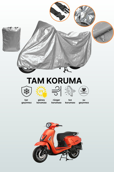 dokaca Gray Tail Bag and Lock Mismatched Apachi True 50 Compatible Motorcycle...