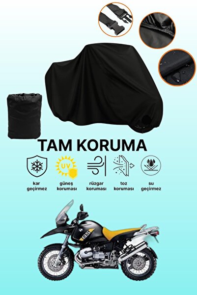dokaca Black Bmw R 1150 Gs Adventure Compatible Motorcycle Cover, Protective ...