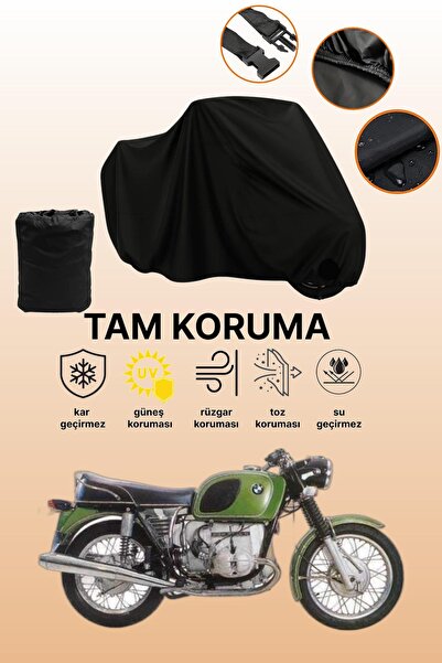 dokaca Black Bmw R 60-7 Compatible Engine Cover, Protective Cover, Motorcycle...