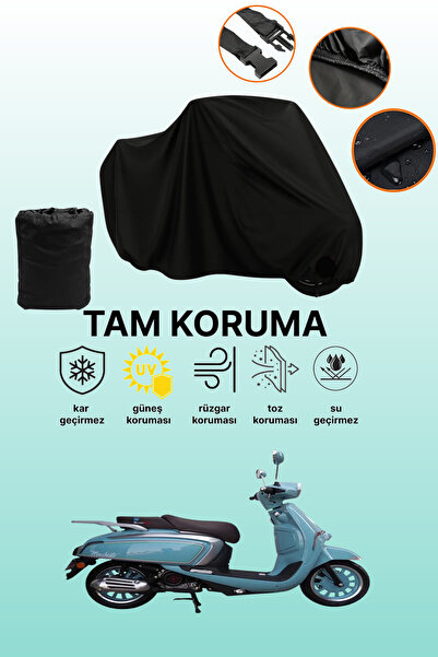 dokaca Black Rear Bag and Lock Incompatible Motolux Macchiato 50 Compatible M...