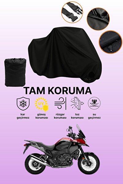 dokaca غطاء محرك متوافق مع هوندا VFR 1200 X CrossTourer باللون الأسود، غطاء و...