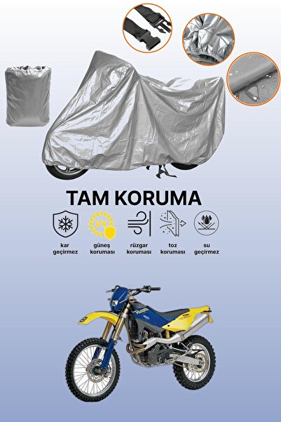 dokaca غطاء دراجة نارية متوافق مع هوسكفارنا TE 610 باللون الرمادي، غطاء واقي،...