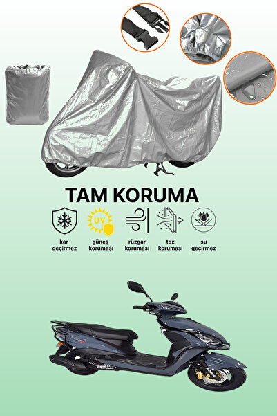 dokaca Gray Tail Bag and Lock Mismatch Arora Quantum 50 Compatible Motorcycle...