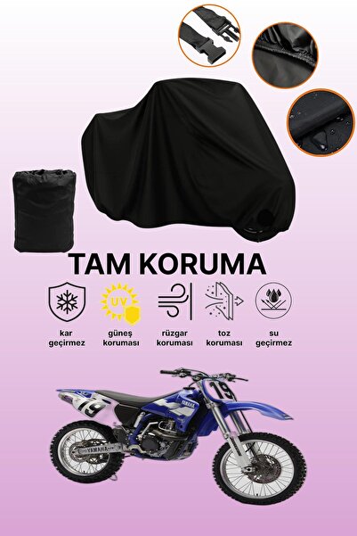 dokaca حقيبة خلفية سوداء وقفل غير متوافقة مع ياماها YZ 400 F متوافقة مع قماش ...